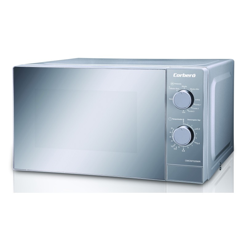 Corbero CMICM7020MIR microondas Espejo Microondas combinado Encimera 20 L 700 W