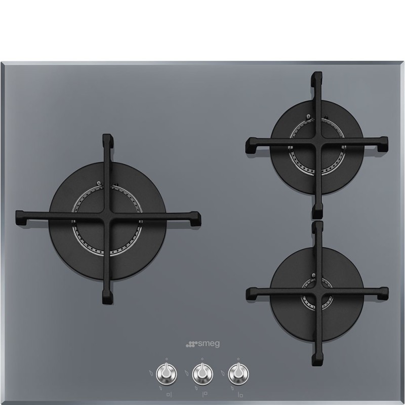 Smeg PV163S2 hobs Acero pulido Integrado Encimera de gas 3 zona(s)