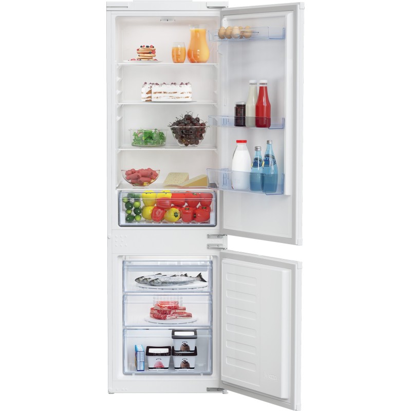 Beko BCSA285K4SN nevera y congelador Integrado 271 L Blanco