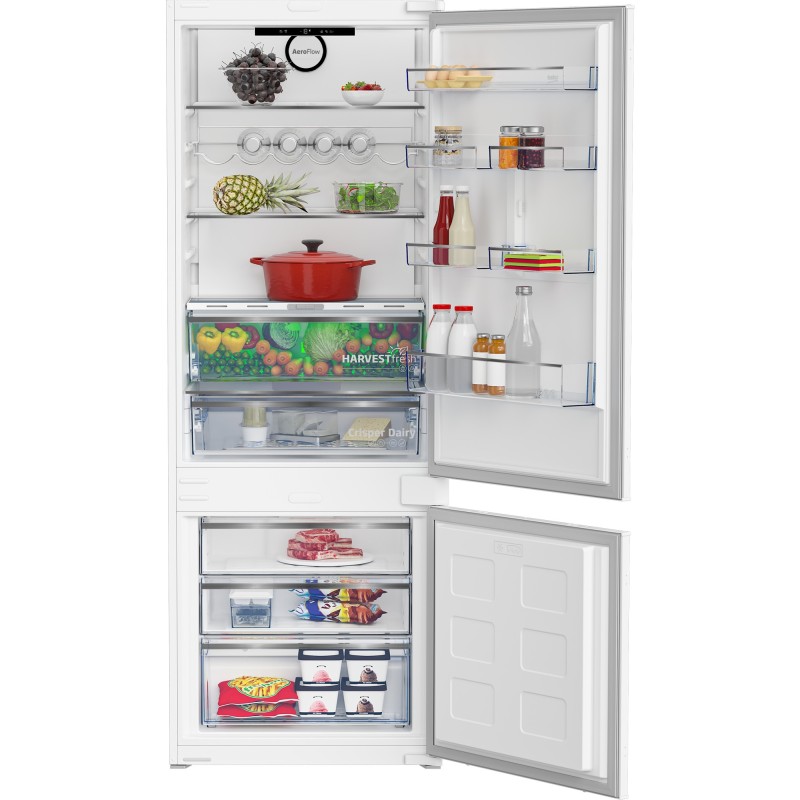 Beko BCNE400E40SN nevera y congelador Integrado 370 L Blanco
