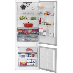 Beko BCNE400E40SN nevera y congelador Integrado 370 L Blanco