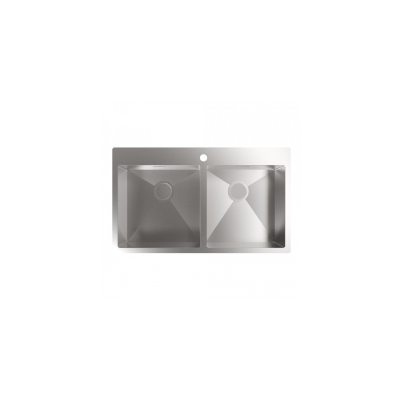 CATA CBS-2 40-40 R10 Fregadero encastrado bajo encimera Rectangular Acero inoxidable