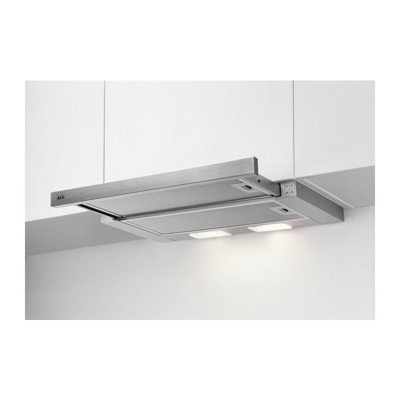 AEG DPB3632S Semintegrada (extraíble) Acero inoxidable 410 m³ h