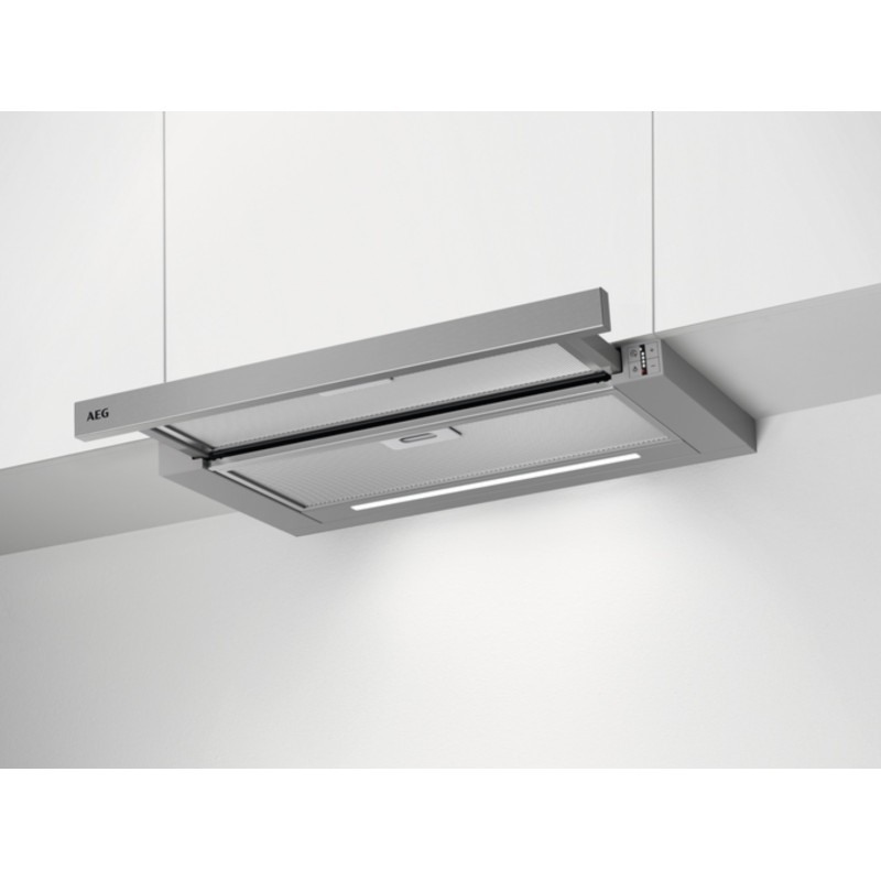 AEG DPE5660M Semintegrada (extraíble) Gris 495 m³ h