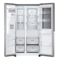 LG InstaView GSXV90MBAE nevera puerta lado a lado Independiente 635 L Acero inoxidable