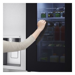 LG InstaView GSXV90MBAE nevera puerta lado a lado Independiente 635 L Acero inoxidable
