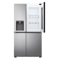 LG InstaView GSXV80PZLE nevera puerta lado a lado Independiente 635 L Plata