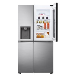 LG InstaView GSXV80PZLE nevera puerta lado a lado Independiente 635 L Plata