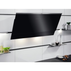 AEG DVE5971HG De pared Negro, Acero inoxidable 400 m³ h