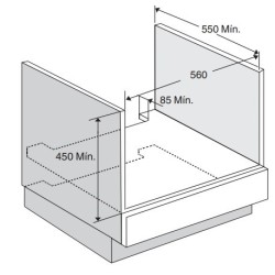Meireles MF 7400 X 40 L 2380 W Negro, Acero inoxidable