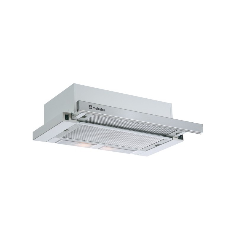Meireles MET 190 X campana Semintegrada (extraíble) Acero inoxidable 350 m³ h