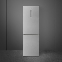 Smeg FC19XDND nevera y congelador Independiente 326 L Plata