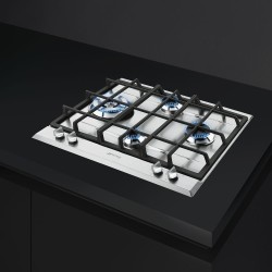 Smeg P261XGH hobs Acero inoxidable Integrado 60 cm Encimera de gas 4 zona(s)