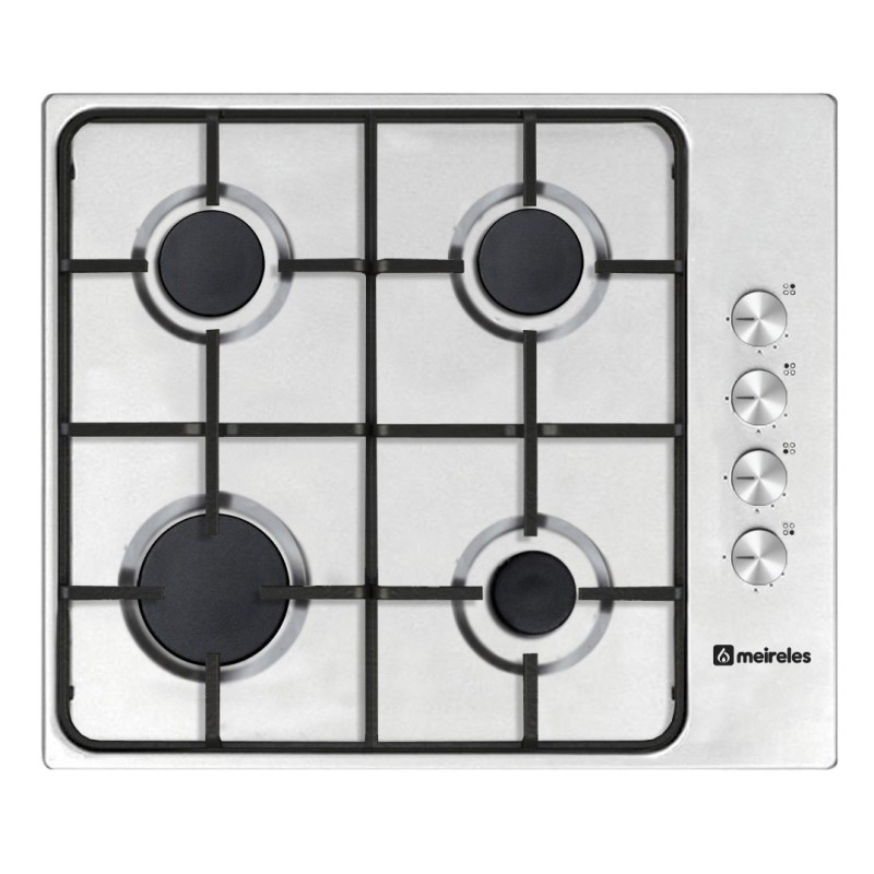Meireles MG 3640 X NAT hobs Acero inoxidable Integrado Encimera de gas 4 zona(s)