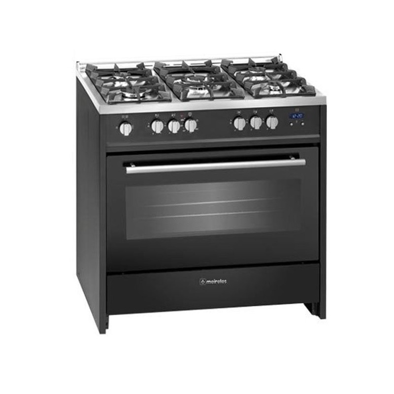 Meireles G 910 BL NAT Cocina independiente Gas Encimera de gas Negro