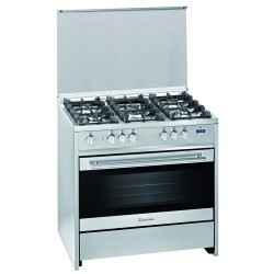 Meireles E 910 X NAT Cocina independiente Eléctrico Encimera de gas Acero inoxidable