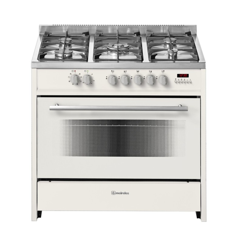 Meireles E 911 CR NAT cocina Cocina independiente Eléctrico Encimera de gas Crema de color