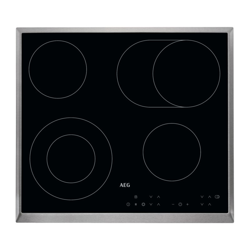 AEG HK634060XB Negro Integrado 60 cm Cerámico 4 zona(s)