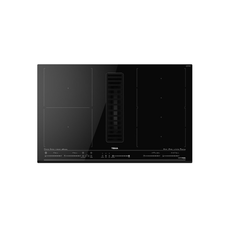 Teka MasterSense Air AFF 87601 MST Negro Integrado 80 cm Con placa de inducción 6 zona(s) Campana integrada