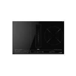 Teka AFC 87628 MST BK Negro Integrado 80 cm Con placa de inducción 3 zona(s) Campana integrada