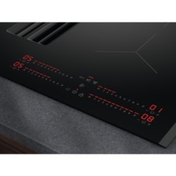 AEG TCH74B01FB Negro Integrado 68 cm Con placa de inducción 4 zona(s) Campana integrada