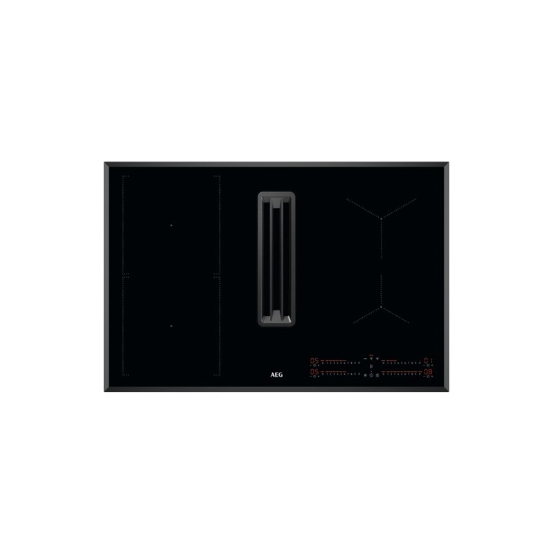 AEG CCE84543FB Negro Integrado 78 cm Con placa de inducción 4 zona(s) Campana integrada