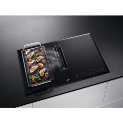 AEG CCE84543FB Negro Integrado 78 cm Con placa de inducción 4 zona(s) Campana integrada