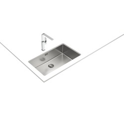 Teka Be Linea RS15 71.40 Fregadero encastrado bajo encimera Rectangular Acero inoxidable
