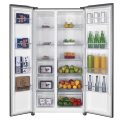 Corbero CFSBSH930NFXINV nevera puerta lado a lado Independiente 595 L Acero inoxidable