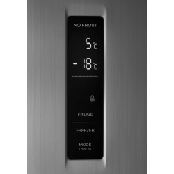 Corbero CF4PH4823NFX nevera puerta lado a lado Independiente 362 L Acero inoxidable