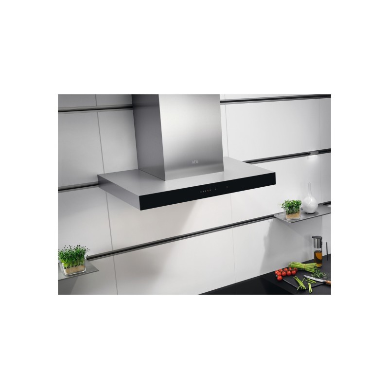 AEG DBE5660HB De pared Negro, Acero inoxidable 615 m³ h