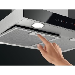 AEG DBE5660HB De pared Negro, Acero inoxidable 615 m³ h