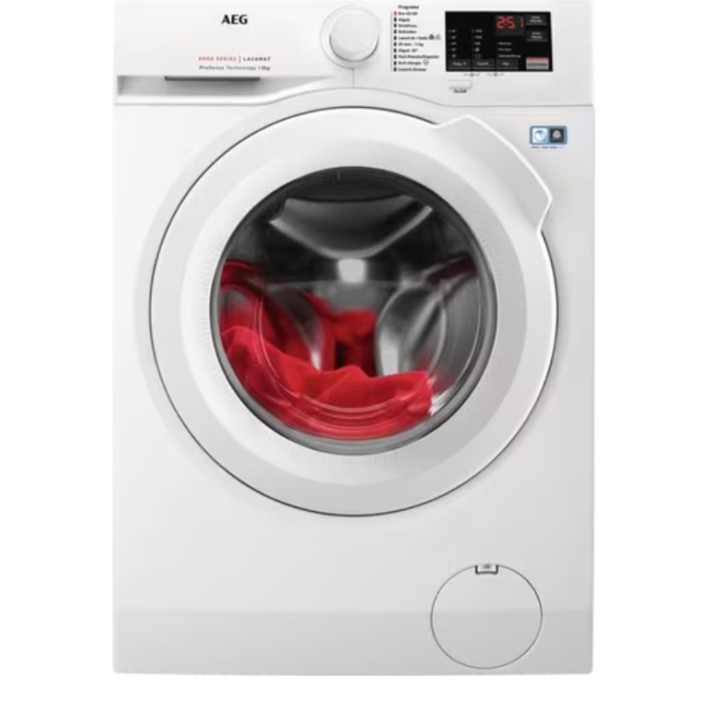 AEG Series 6000 LFA6I8472A lavadora Carga frontal 8 kg 1351 RPM Blanco