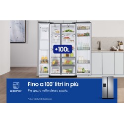 Samsung RS68A884CSL nevera puerta lado a lado Independiente 635 L Plata