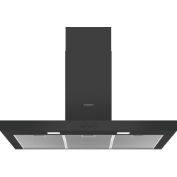 Siemens iQ100 LC96BBC60 campana De pared Negro 619 m³ h