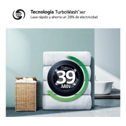LG F4DR6010A0W lavadora-secadora Independiente Carga frontal Blanco