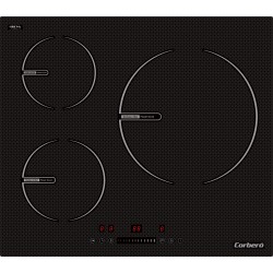 Corbero CCIG9334 hobs Negro Integrado 60 cm Con placa de inducción 3 zona(s)