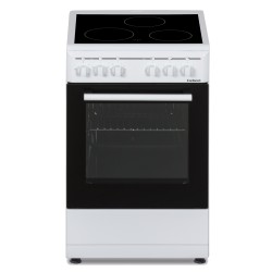 Corbero CCSF503VW cocina Cocina independiente Eléctrico Cerámico Blanco