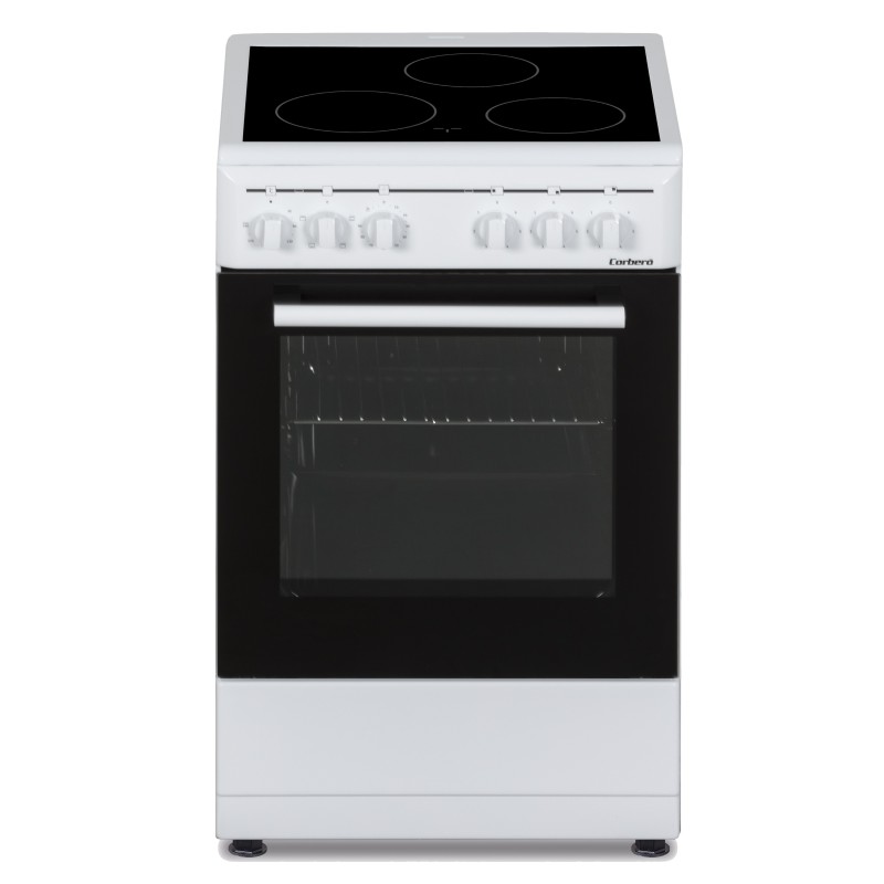 Corbero CCSF503VW cocina Cocina independiente Eléctrico Cerámico Blanco