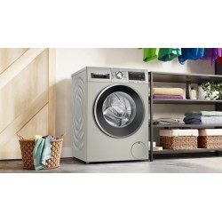 Bosch Serie 6 WGG256ZXES lavadora Carga frontal 10 kg 1600 RPM Acero inoxidable