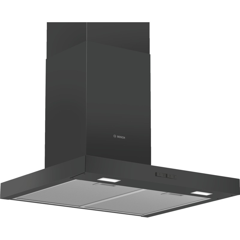 Bosch Serie 2 DWB66BC60 campana De pared Negro 621 m³ h
