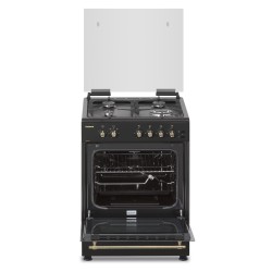 Corbero CCSF6022NR cocina Cocina independiente Gas Encimera de gas Negro