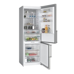 Siemens iQ500 KG49NAICT nevera y congelador Independiente 440 L Acero inoxidable