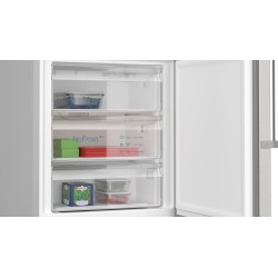 Siemens iQ500 KG49NAICT nevera y congelador Independiente 440 L Acero inoxidable