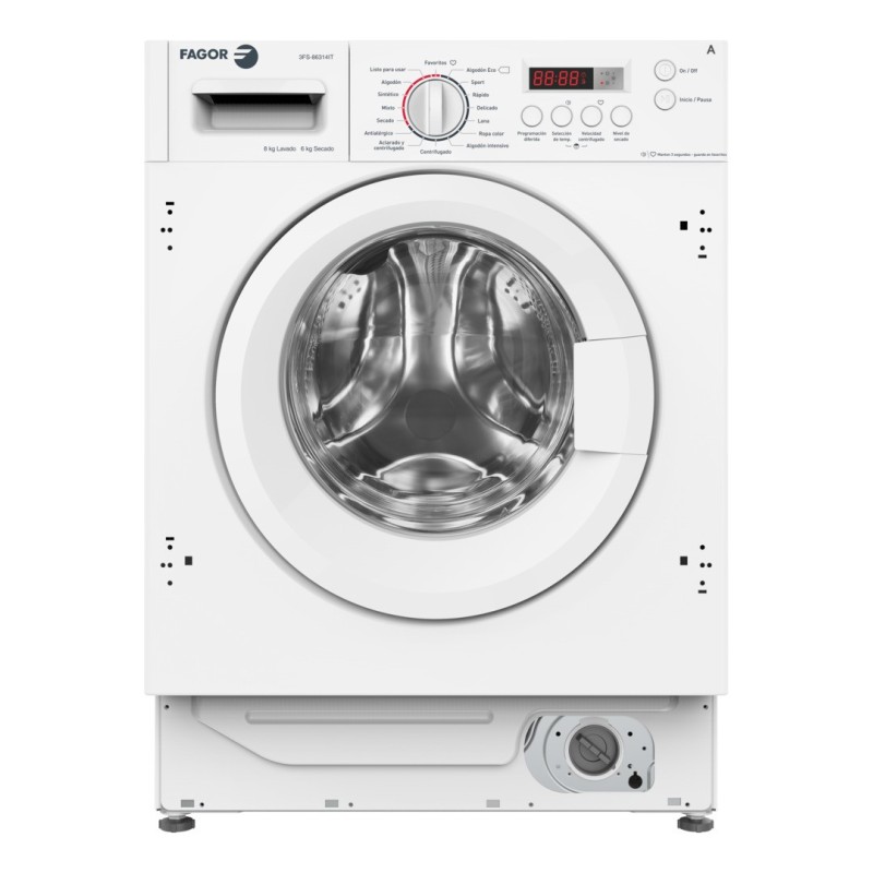 Fagor 3FE-8414IT lavadora Carga frontal 8 kg 1350 RPM Blanco