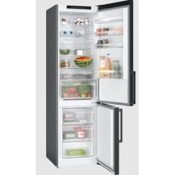 Bosch Serie 4 KGN39OXBT nevera y congelador Independiente 363 L Negro