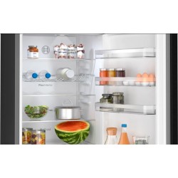 Bosch Serie 4 KGN39OXBT nevera y congelador Independiente 363 L Negro