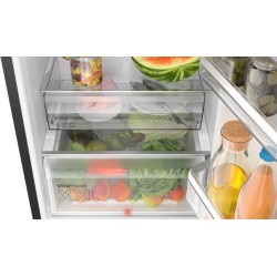 Bosch Serie 4 KGN39OXBT nevera y congelador Independiente 363 L Negro