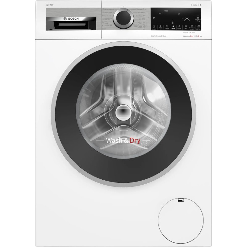Bosch Serie 6 WNG244A0ES lavadora-secadora Independiente Carga frontal Blanco