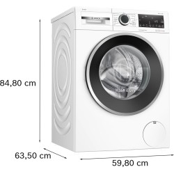 Bosch Serie 6 WNG244A0ES lavadora-secadora Independiente Carga frontal Blanco